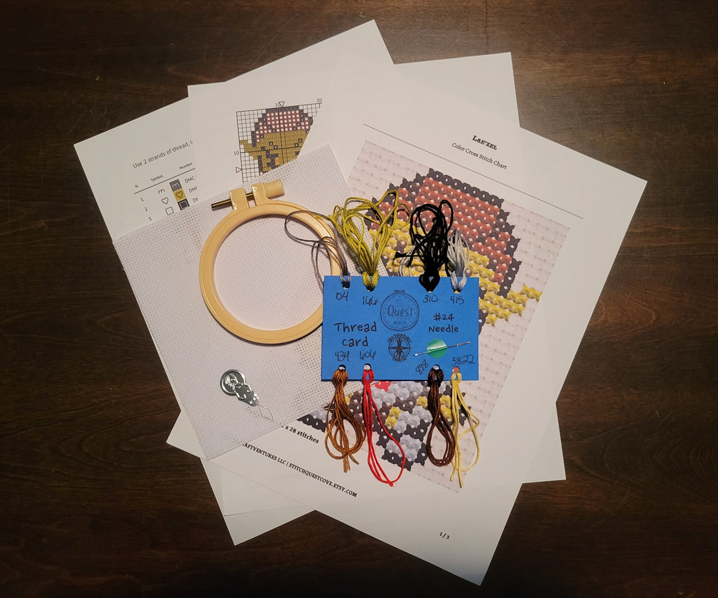 Lae'zel - BG3 Beginner's Cross Stitch Kit