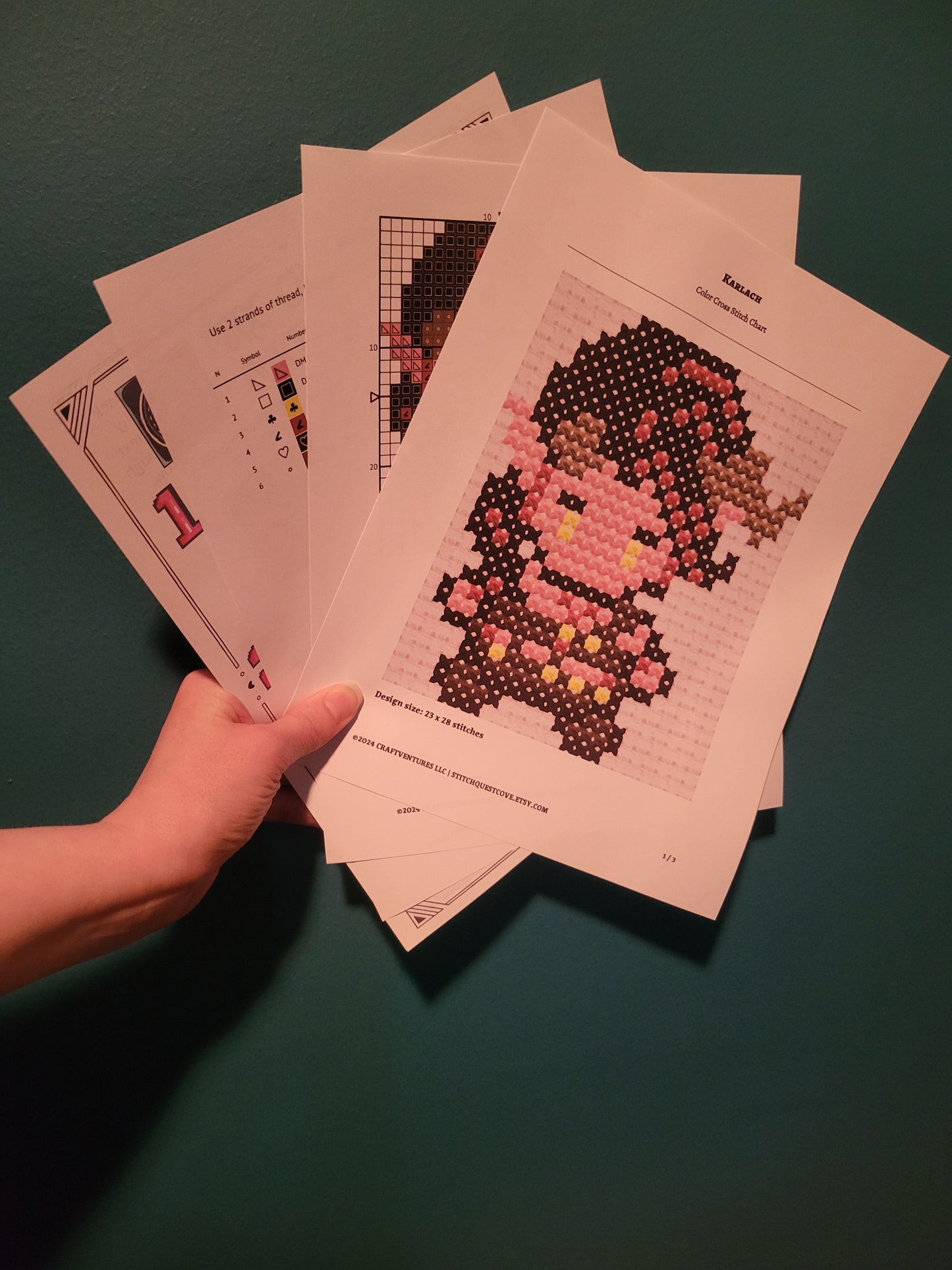 Karlach - BG3 Beginner's Cross Stitch Kit
