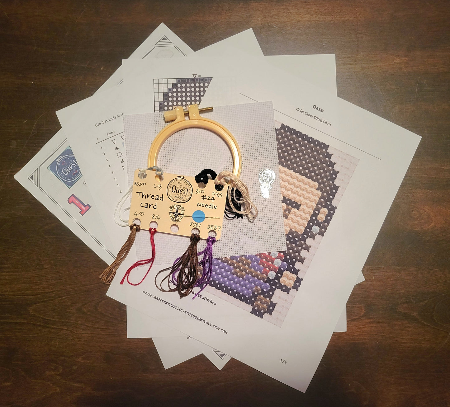 Gale - BG3 Beginner's Cross Stitch Kit