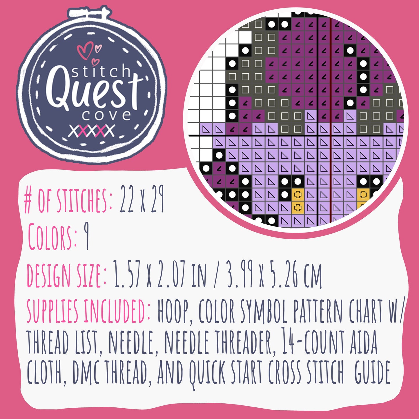 Alfira - BG3 Beginner's Cross Stitch Kit
