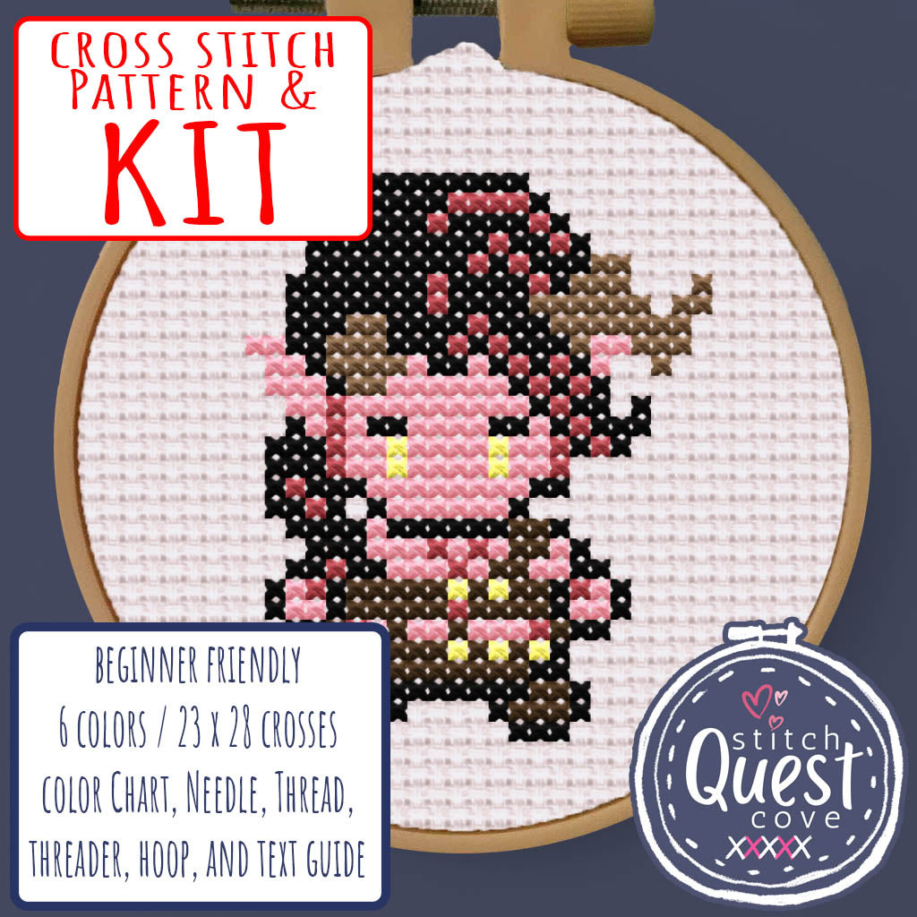 Karlach - BG3 Beginner's Cross Stitch Kit