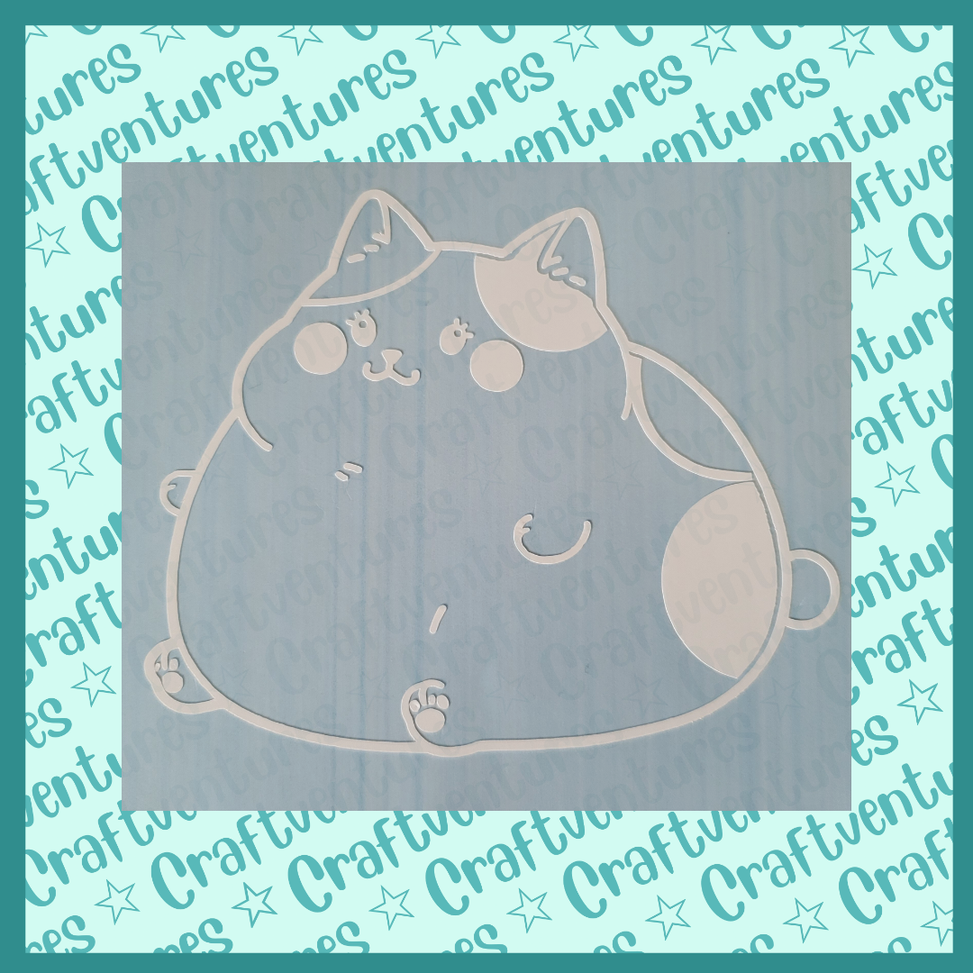 Fat Cat Minion/Mount Vinyl Decal