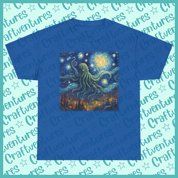 Cthulhu Starry Night Unisex Tee