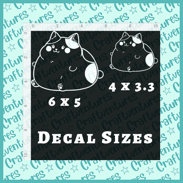 Fat Cat Minion/Mount Vinyl Decal