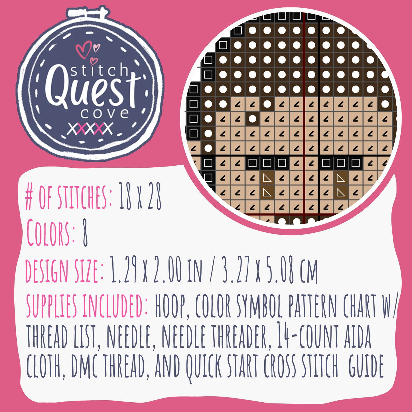 Gale - BG3 Beginner's Cross Stitch Kit