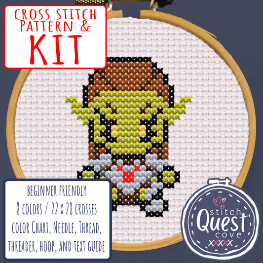 Lae'zel - BG3 Beginner's Cross Stitch Kit