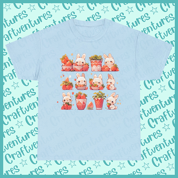 Strawberry Bunnies Unisex Tee