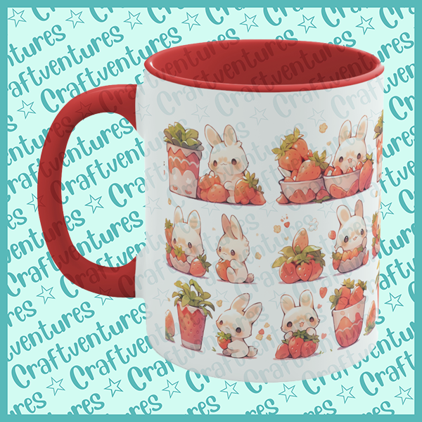 Strawberry Bunnies Mug