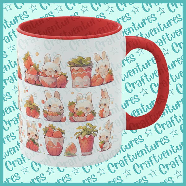 Strawberry Bunnies Mug