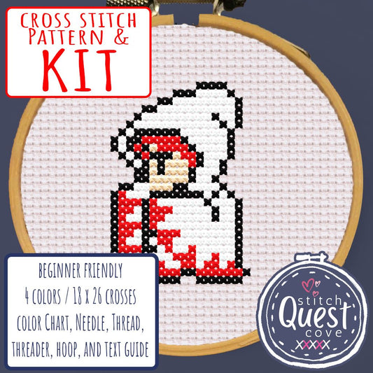 White Mage - FFI Beginner's Cross Stitch Kit