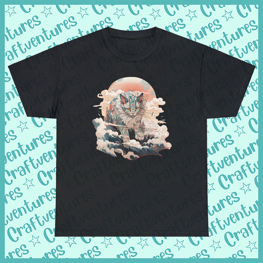 Japanese Yokai Cat Spirit Unisex Tee