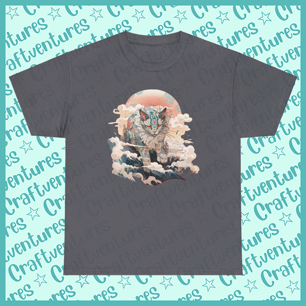 Japanese Yokai Cat Spirit Unisex Tee