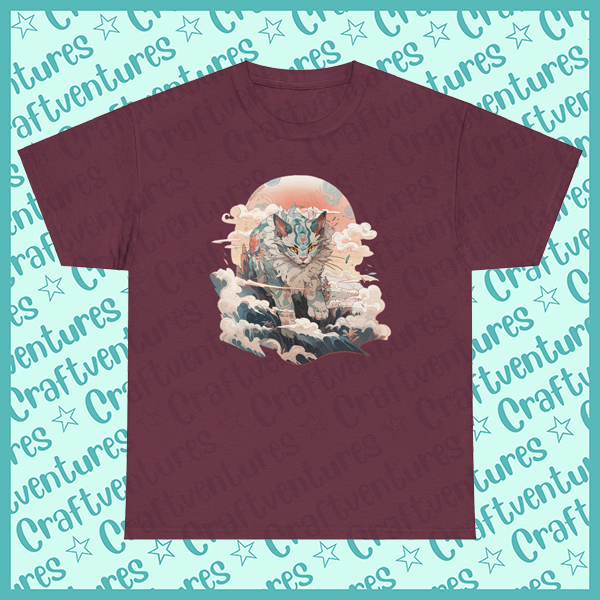 Japanese Yokai Cat Spirit Unisex Tee