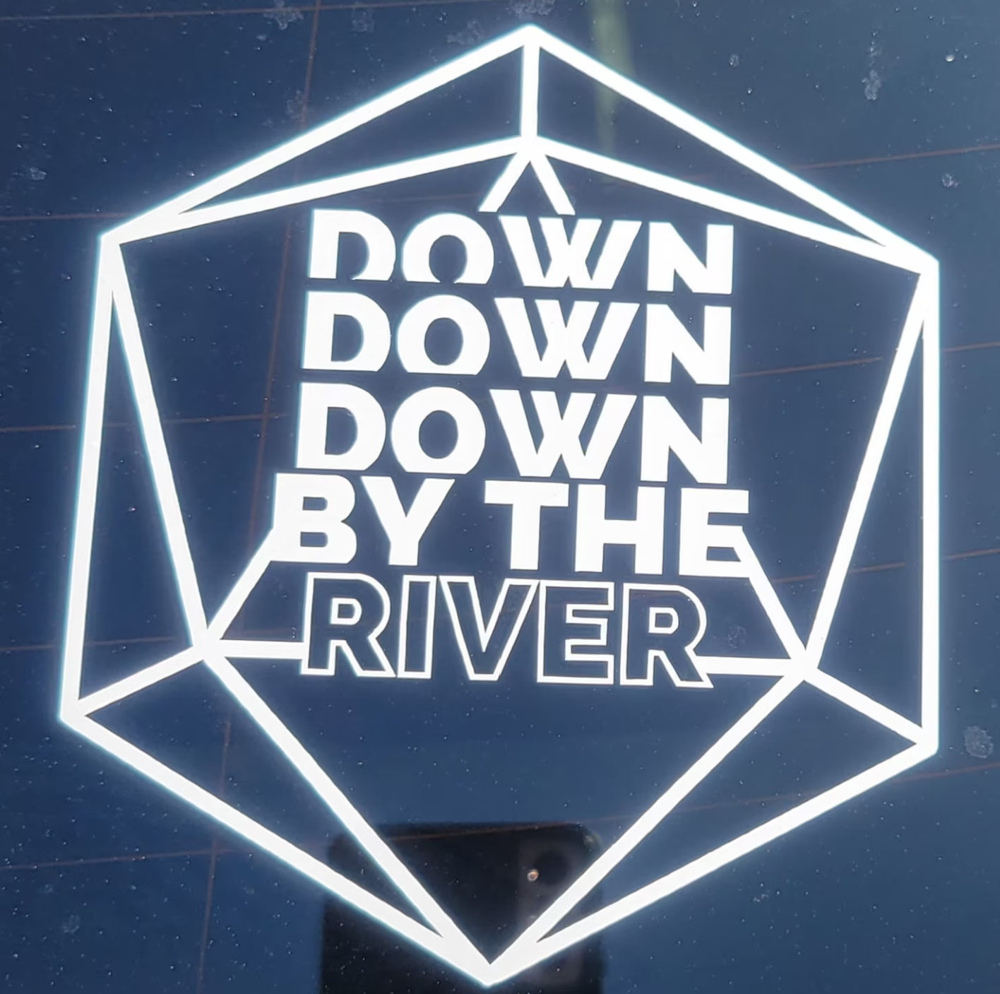 Down By the River Vinyl Decal